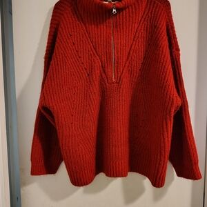 Cozy Red Women's Sweater